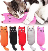 KUTKUT 5Pcs Bite Resistant Catnip Toy for Cats, Catnip Filled Cartoon Mice Cat Teething Chew Toy, Interactive Kitten Exercise Kicker Toys for Indoor Cats, Cat Pillow Toys, Cat Toys for Kittens
