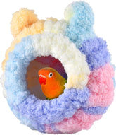 KUTKUT Winter Warm Bird Nest House Conure Breeding Nest Hatch House Parrotlet Snuggle Parrot Nest Cage Bed for Bird Parrot Budgie Parakeet Cockatiel Conure Lovebird Canary Finch