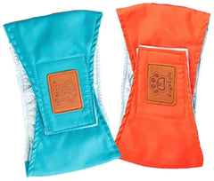 KUTKUT 2Pcs Small Boy Dog Cat Wrap Washable & Reusable Diaper, Male Belly Band Casual Nappy Wrap, Anti Urinary Physiological Pants Underwear for Small Boy Dogs Cats - kutkutstyle