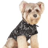 KUTKUT Hawaiian Dog & Cat Shirt - Pet Summer T-Shirts Breathable Dog Clothes for Small Dogs Cats Pets, Hawaii Style Polo Dog Shirts Beach Seaside Puppy Outfit Quick Dry Apparel