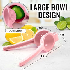 EZYHOME Lemon Squeezer - Lemon Juicer -Manual Juicer Citrus Lemon Squeezer, Fruit Juicer Lime Press Metal, Professional Kitchen Tools And Gadgets For Making Fresh Juice - Dishwasher-Safe