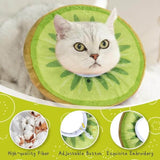 KUTKUT Adjustable Kitten Cone Collar, Adjustable Recovery E-Collar, Cat Cone After Surgery for Kittens and Small Cats Neck Cone to Prevent Licking Biting After Surgery Protect Wounds