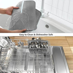 EZYHOME Silicone Dish Drying Mat for Kitchen Counter, Dish Drying Pad for Sink, Refrigerator or Drawer, Countertop Protection Pad.
