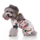 KUTKUT 2 Pcs Dog Bodysuits for Small Dog Boy Girl Fleece Puppy pjs Jammies 4 Leg Dog Clothes for Maltese, Shihtzu Winter Warm Onesies Jumpsuit Clothing for Pet Dogs Male & Female - kutkutstyl