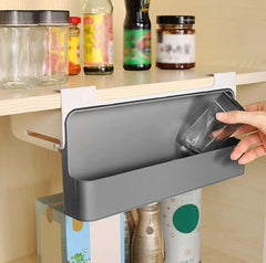 EZYHOME Slide Rack Cabinet Shelf, Pull Down Spice Rack, Shelf For Seasoning Storage, Under-Shelf Kitchen Cabinet Storage Solution for Spices (Jars not included)