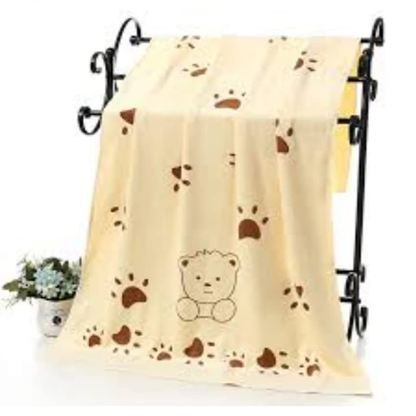KUTKUT Pack of 2 Dog Cat Towel, Looluuloo Microfiber Drying Towels for Dog, Dog Bath Towel, Beach Towel, Absorbent Towel Suitable for Small Medium & Large Dogs (Size: 140cm x 70cm) - kutkutst
