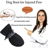KUTKUT 2Sets (8Pcs) Washable Dog Shoes | Rain & Snow Dog Booties | Breathable Paw Protector, Upgraded Anti-Slip Soft Soled Dog Boots with Adjustable Drawstring for WelshCorgi, Beagle etc - ku