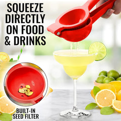EZYHOME Lemon Squeezer With Life Time Warrenty - Large Lemon Juicer -Manual Juicer Citrus Lemon Squeezer, Fruit Juicer Lime Press Metal, Professional Kitchen Tools And Gadgets For Making Fresh Juice
