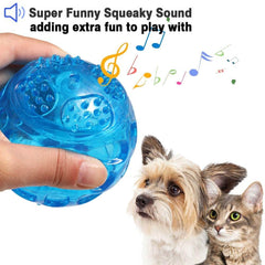 KUTKUT Combo of 2 Dura Squeak Dog Balls (Interactive Dog Toy That Float & Squeak) Squeaky Balls for Playing, Great Alternative to Traditional Labrador, Golden Retriever Dog Tennis Balls - kut