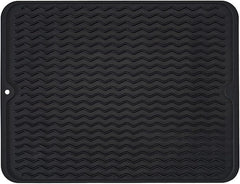 EZYHOME Silicone Dish Drying Mat for Kitchen Counter, Dish Drying Pad for Sink, Refrigerator or Drawer, Countertop Protection Pad