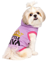 KUTKUT Polycotton Fleece Small Dog Hoodie | Spring and Autumn Casual Little Diva Hoodie for Small Dogs, Puppies Cats, Girl Dog Clothes Sweater Winter Sweatshirt Cotton Hoodie