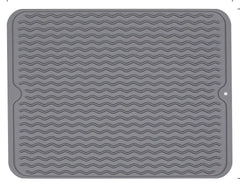EZYHOME Silicone Dish Drying Mat for Kitchen Counter, Dish Drying Pad for Sink, Refrigerator or Drawer, Countertop Protection Pad.
