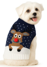 KUTKUT Small Dog Cat Knitted Sweater | Breathable Crochet Knit Pullover | Sweater shirt Jumper for Small Dogs Poodle, ShihTzu etc. and Cats