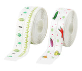 EZYHOME 2Pcs Kitchen & Bath Caulk Tape Caulk Strip, 38mm x 3.2m PVC Self Adhesive Waterproof Caulking Sealing Tape, Decorative Sealant Trim for Kitchen Sink Toilet Bathroom Shower Bathtub