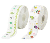 EZYHOME 2Pcs Kitchen & Bath Caulk Tape Caulk Strip, 38mm x 3.2m PVC Self Adhesive Waterproof Caulking Sealing Tape, Decorative Sealant Trim for Kitchen Sink Toilet Bathroom Shower Bathtub