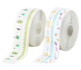 EZYHOME 2Pcs Kitchen & Bath Caulk Tape Caulk Strip, 38mm x 3.2m PVC Self Adhesive Waterproof Caulking Sealing Tape, Decorative Sealant Trim for Kitchen Sink Toilet Bathroom Shower Bathtub