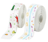 EZYHOME 2Pcs Kitchen & Bath Caulk Tape Caulk Strip, 38mm x 3.2m PVC Self Adhesive Waterproof Caulking Sealing Tape, Decorative Sealant Trim for Kitchen Sink Toilet Bathroom Shower Bathtub