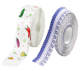 EZYHOME Pack of 2 Caulk Strip Tape,Waterproof and Oil-Proof 38mm x 3.2m Tape for Cooktop, Self Adhesive Caulk Tape for Sink,Toilet, Bathroom,Wall Edge,Caulk Sealing Tape for Bathtub