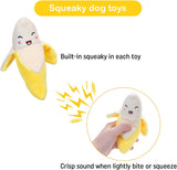 KUTKUT Combo of 6 Pcs Squeaky Dog Toys, Puppy Toys, Cute Doy Chew Toy for Puppies and Small Dogs, Soft Plush Pet Toys with Squeakers - kutkutstyle