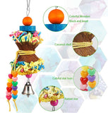 KUTKUT 5 Pcs Bird Parakeet Toys Foraging Shredding Toys Parrot Cage Accessories Hanging Toys Bird Swing Bird Ladder for Parrots Lovebird Cockatiel Conure - kutkutstyle