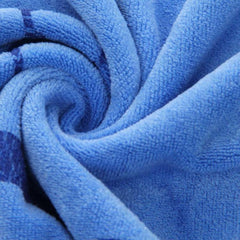 KUTKUT Dog Towel, Looluuloo Microfiber Drying Towels for Dog, Dog Bath Towel, Beach Towel, Absorbent Towel Suitable for Small and Medium Dogs (Blue: 140 x 70cm) - kutkutstyle