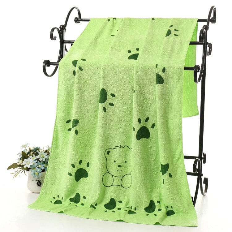 KUTKUT Dog Towel, Looluuloo Microfiber Drying Towels for Dog, Dog Bath