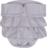 KUTKUT Dog Diapers Female, Washable Dog Diapers Highly Absorbent Reusable Doggie Diapers for Dog Period Panties Dresses for Dogs in Heat, Period or Excitable Urination (Grey) - kutkutstyle