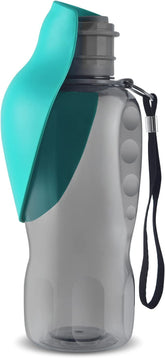 KUTKUT Dog Water Bottle, Portable Dog Water Bottle, Dog Water Dispenser with Leak-Proof Design for Dog Walking, Hiking and Traveling BPA-Free Materials (Green 800 ml) - kutkutstyle