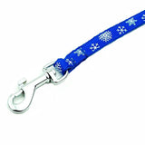 KUTKUT Adjustable Basic Harness and Leash | Snow Flakes Print Heavy Duty No Pull Nylon Harness for Puppy - kutkutstyle