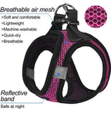 KUTKUT Adjustable Breathable & Reflective Vest Harness with Leash, Air-Mesh Step-in, Escape Proof | Set for Puppy - kutkutstyle
