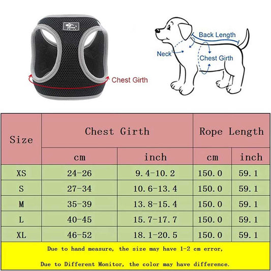 KUTKUT Adjustable Latest Vest Harnesses and Leash in with Soft Mesh Padded, Reflective, Breathable Set for Puppy - kutkutstyle