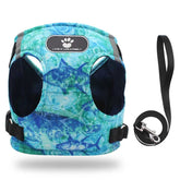 KUTKUT Adjustable No Pull, No Choke Puppy and Cat Harness, Breathable and Reflective Harness and Leash for Small Puppy - kutkutstyle