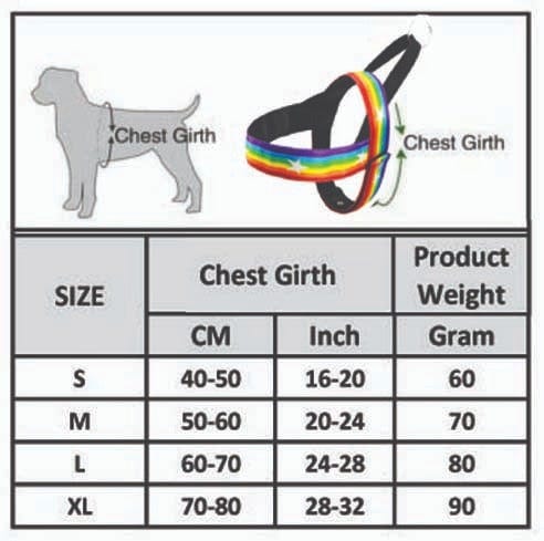 KUTKUT Soft Mesh Padded Rainbow Small Dog Vest Harness and Matching Leash | Quick Fit Dog Harness for ShishTzu, Pomeranian, Poodle etc. - kutkutstyle