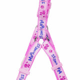 KUTKUT Adjustable Soft Cute Step-in | No-Pull & No-Choke | Small/Medium Dog Girl Boy Harness and Leash Set (Pink, Size: M, Adjustable Chest:41-61 cm) - kutkutstyle