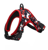 KUTKUT Adjustable Saddle Type No Pull, Double Breathable Soft Mesh Fabric | Printed Harness and Leash Set for Medium-Large Dogs ( Size: L, Chest: 53 cm - 77cm) - kutkutstyle