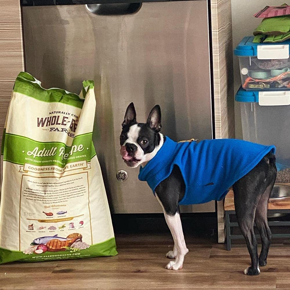 KUTKUT Fleece Vest Dog Sweater - Warm Pullover Fleece Dog Jacket with Leash Attachment - Winter Small Dog Sweater Coat - Cold Weather Dog Clothes for Small Dogs ShishTzu, Lahsa Apso, King Cha
