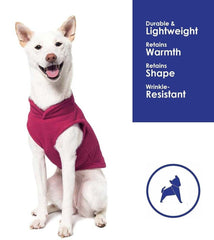 KUTKUT Fleece Vest Dog Sweater - Warm Pullover Fleece Jacket with Leash Attachment - Winter Small Dog Sweater Coat - Cold Weather Dog Clothes for Small Dogs ShishTzu, Lahsa Apso, King Charls
