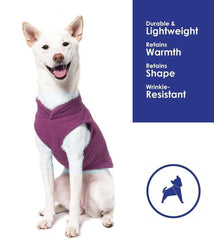 KUTKUT Fleece Vest Dog Sweater -Warm Pullover Fleece Pet Jacket with Leash Attachment - Winter Small Dog Sweater Coat - Cold Weather Dog Clothes for Small Dogs ShishTzu, Lahsa Apso, King Char