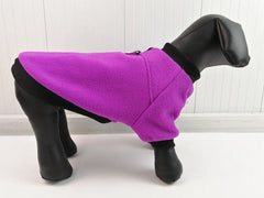 KUTKUT Lightweight Dog Fleece Small Dog Sweater | Warm Pullover Dog Jacket with Leash Attachment | Sweater for Pomaranian.Yorkii, Maltese, ShishTzu etc - kutkutstyle
