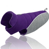 KUTKUT Reversible 2-in 1 Windproof Winter Warm Fleece Dog Coat Jacket Reflective Soft Pet Dog Vest Apparel Overcoat for Small Dogs and Cats for Cold Weather Leash Access-Jacket-kutkutstyle