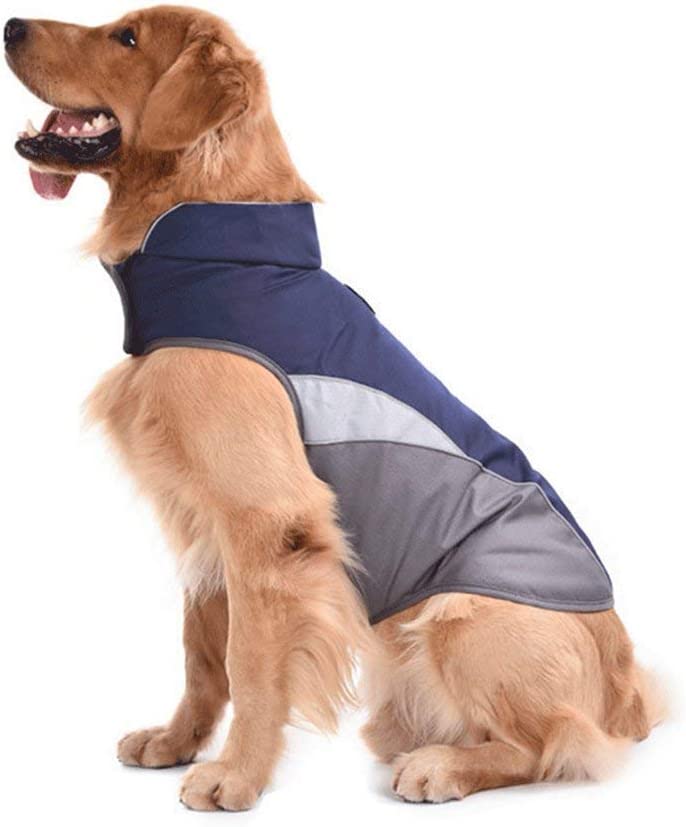 KUTKUT Waterproof Small Dogs and Cats Jacket, Cold Weather Pet Vest Winter Fleece Coat with Reflective Stripe Dog Warm Jacket for Shihtzu, Maltese Pug etc - kutkutstyle