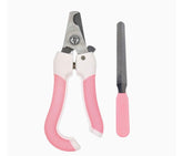 KUTKUT Pets Nail Clippers, Professional Dog and Cat Nail Clippers and Trimmer with Safety Guard Free Nail File, Sturdy Non Slip Handles, Best Safe at Home Grooming-kutkutstyle