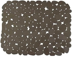 EZYHOME Kitchen Sink Mats, Adjustable PVC Sink Protector Mats for Stainless Steel Sink or Porcelain Sink, Dish Drying Mat for Bathroom Kitchen Sink Countertop, 15.8 x 12 inch - kutkutstyle