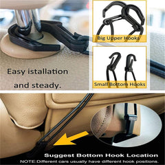KUTKUT Dog Car Net Barrier | Pet Barrier with Auto Safety Mesh Organizer | Baby Stretchable Storage Bag Universal for Cars, SUVs -Easy Install, Car Divider for Driving Safely with Children &
