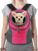 KUTKUT Pets Dog Carrier Backpack Puppy Dog Travel Carrier Front Pack Breathable Head-Out Backpack Carrier-PET BAG IN ACCESSORIES-kutkutstyle