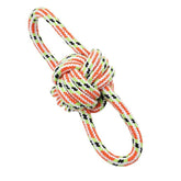 KUTKUT Rope Puppy Chew Toy, Pets Puppy Toys Small Rope Ball, Durable Tough for Small to Medium Dog Chew Toys,Non-Toxic and Safe (Weight: 100gm)-Ropes-kutkutstyle