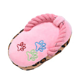 KUTKUT Sleeper Shape Squeaky Plush Toy with Rope for Puppy and Small Dogs and - kutkutstyle