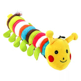 KUTKUT Dog Squeaky Toy Caterpillar Stuffed Plush Dog Toy for Puppy Small Medium Dogs - kutkutstyle