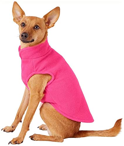 KUTKUT 2 Pieces Winter Fleece Light Weight Vest Pullover for Small Dogs and Cats | Warm Turtle Neck Pullover for ShishTzu, Pekingese, Poodle etc - kutkutstyle