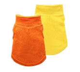 KUTKUT Combo of 2 Light Weight Winter Fleece Vest Sweater for Small Dogs and Cats | Warm Turtle Neck Pullover for Maltese, Papiilon, ShishTzu etc - kutkutstyle